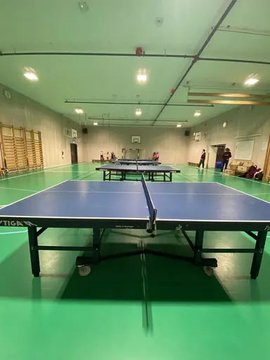 Bild: Händelser och medlemmar i VIF BT i Högåsskolans gymnastiksal. Foto: (1) Emilia Loberg, (2-12) Victor Karlsson/VIF Bordtennis