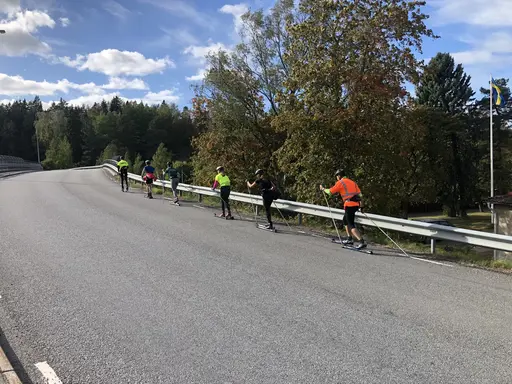Fysövningar och rullskidor 