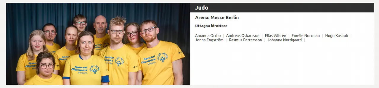 Foto från Special Olympics Sweden