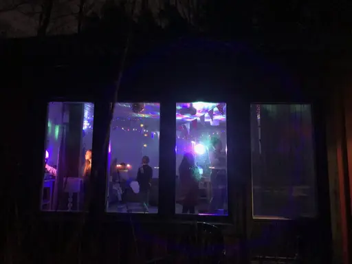 Disco i vår klubbstuga arrangerades av ungdomsrådet