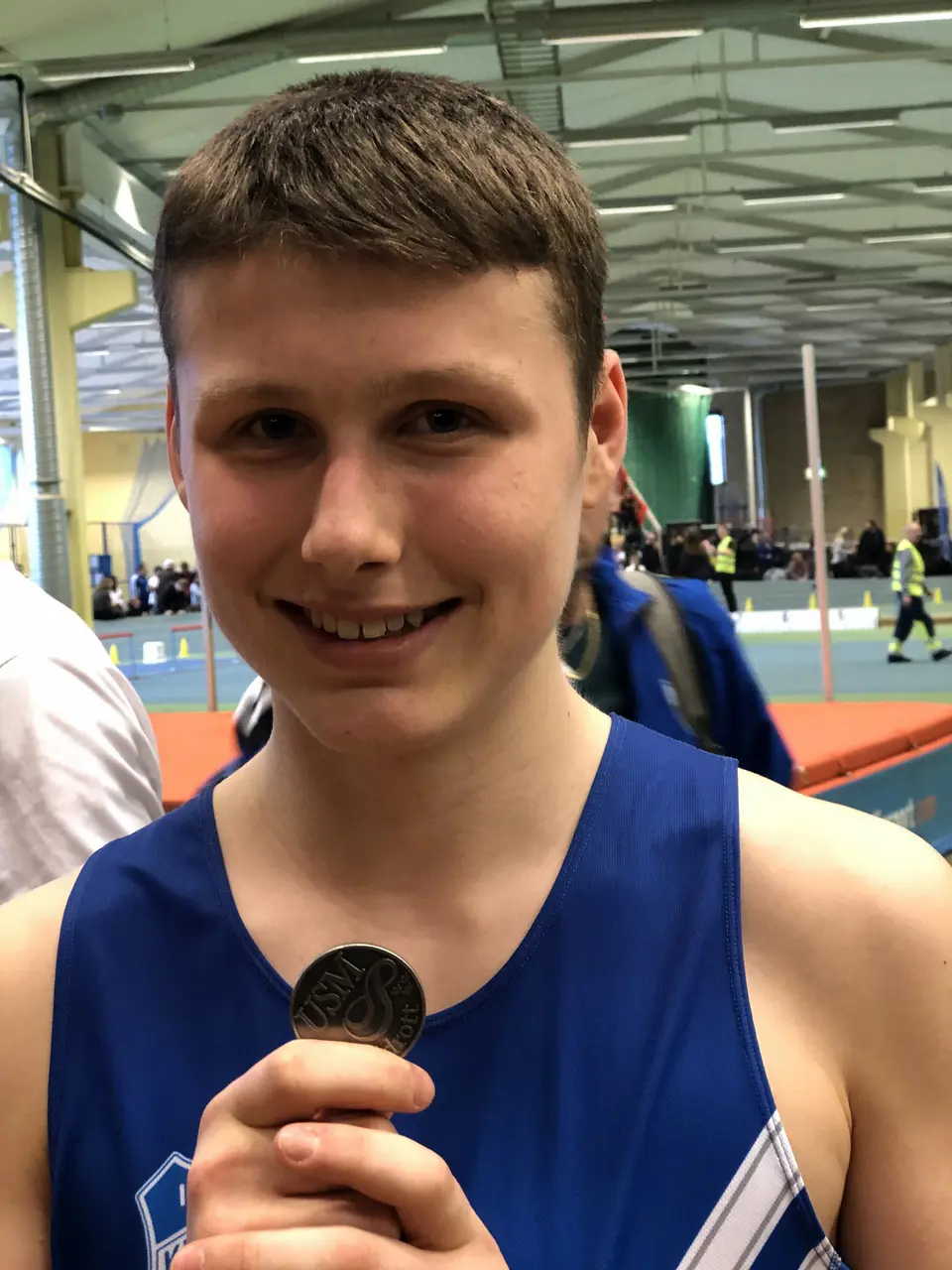 Kvilles första medalj på USM togs av Leo i kula (silver)