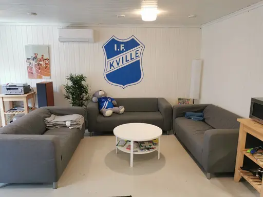 Boka, träna och umgås i IF Kvilles klubbstuga