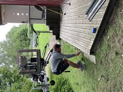 Städdag och renovering av Sportstugan