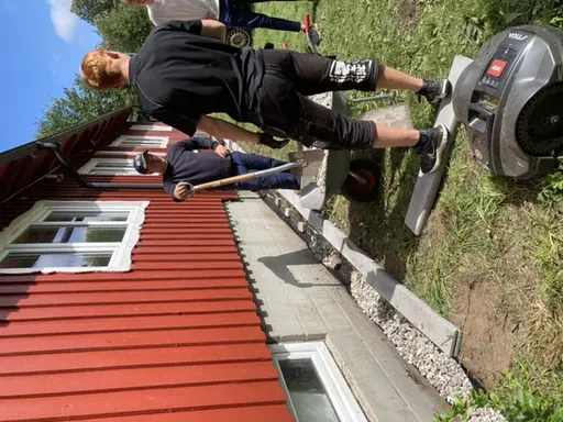 Städdag och renovering av Sportstugan