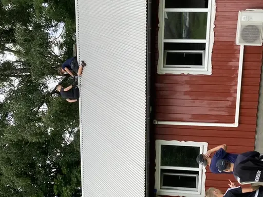 Städdag och renovering av Sportstugan