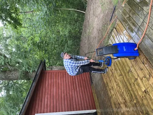 Städdag och renovering av Sportstugan