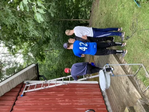 Städdag och renovering av Sportstugan