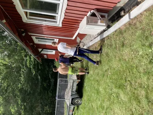 Städdag och renovering av Sportstugan