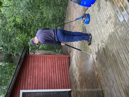 Städdag och renovering av Sportstugan