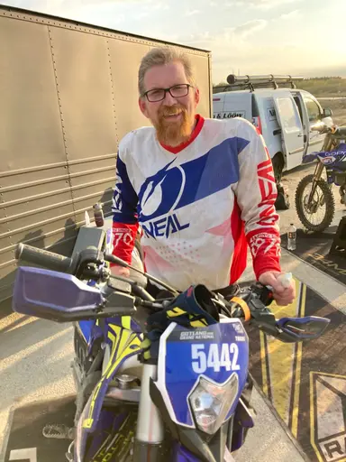 Vilken härlig endurobana!” Tobbe och hans kompisar Jocke o Ken kom ända från Sösdala för att  köra på vårt tillfixade endurospår.