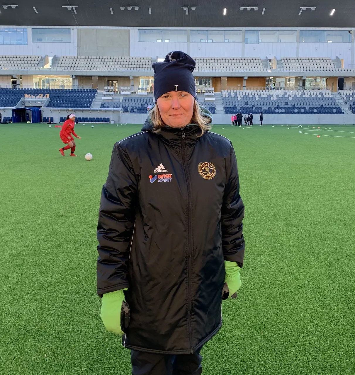 Therese Karling, tränare för Alsike IF F-05.