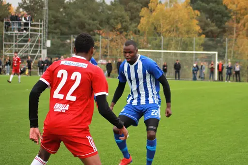 Oumar Traore, Tahsin Anar, Emil Gabro och lagkapten Kamran Nosrati