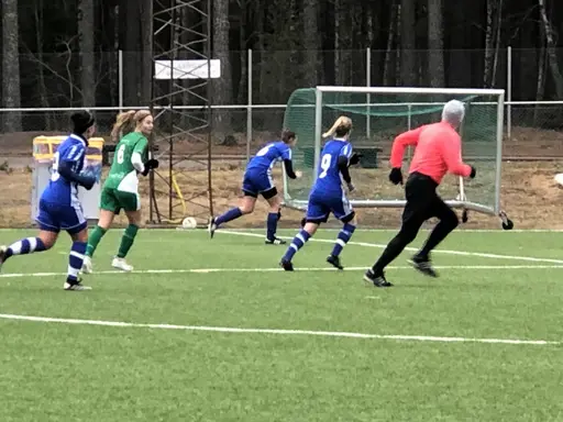 Vinst med 5-0 i första träningsmatchen