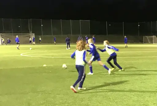 Vi tränar försvar, att ta tillbaka bollen och att komma till avslut