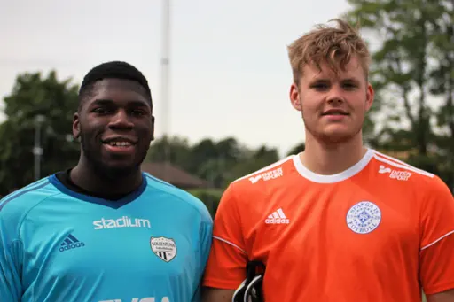 Serkan Görgülü. två gigantiska målvakter, Frans Gabro, startelvan