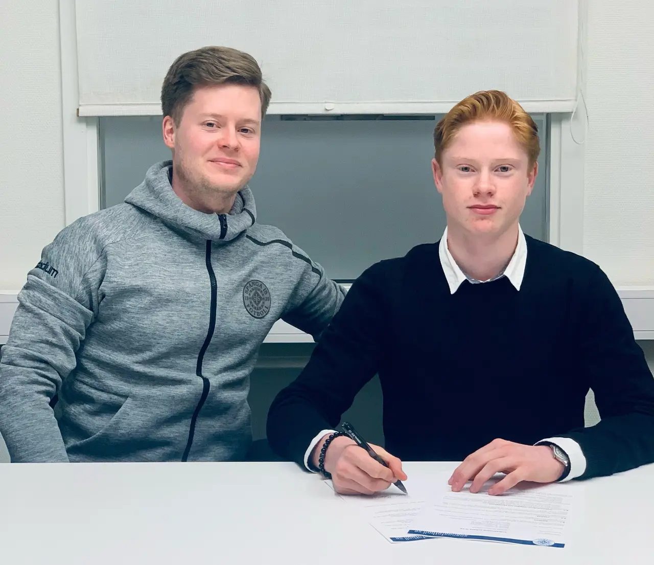 Domaransvarig Kevin Stillwell & Domarcoach Daniel Malmsten