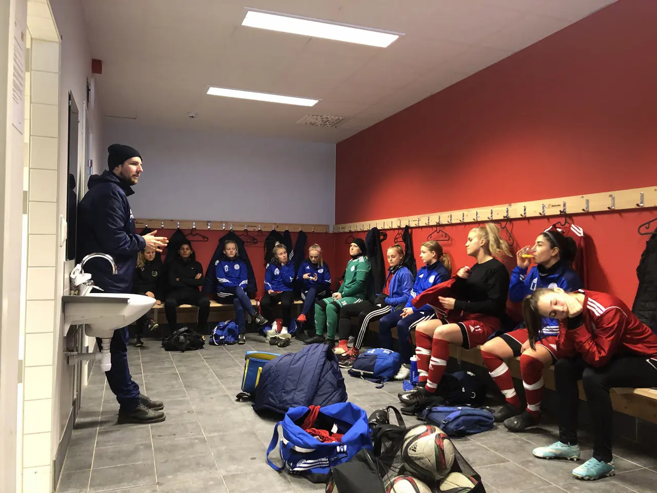 Taktiksnack innan matchstart