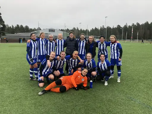 Vinst med 5-0 i första träningsmatchen