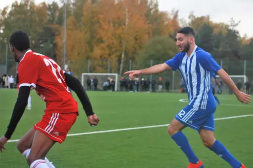 Oumar Traore, Tahsin Anar, Emil Gabro och lagkapten Kamran Nosrati