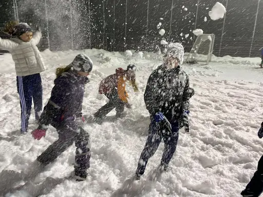 Härlig träning i snöyran för F09-2