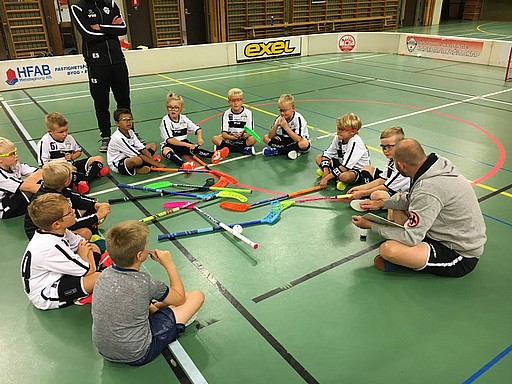 Spelarbilder från olika nivåer och lag, från Innebandyskolan upp till senior