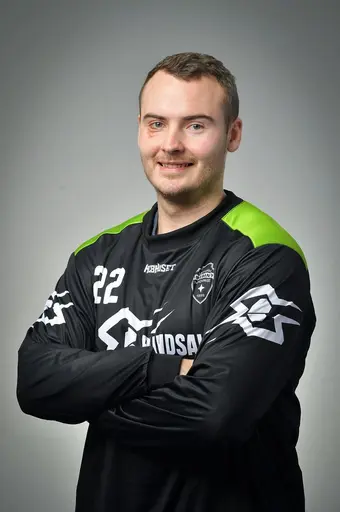 Erik Wennerlund gjorde en mycket bra insats i målet 