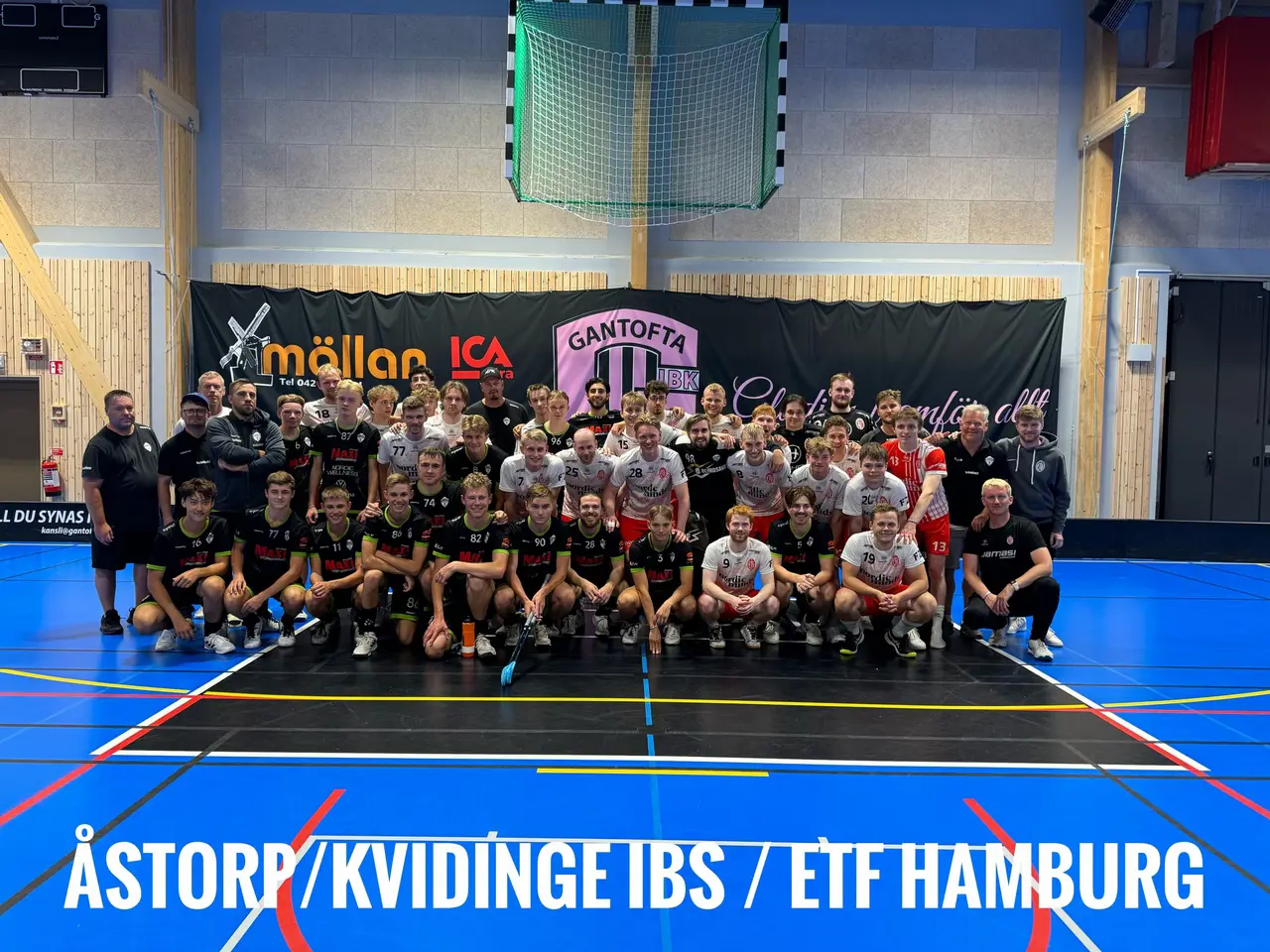 Gemensam lagbild efter matchen