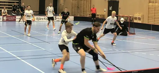 Jonathan Rosengren i förra träningsmatchen mot Engelholm 