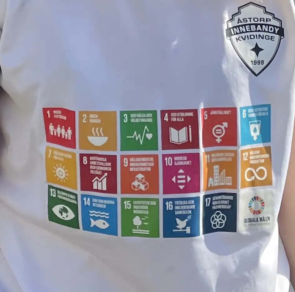Uppvärmningströjorna är sponsrade av Öresundskraft.
