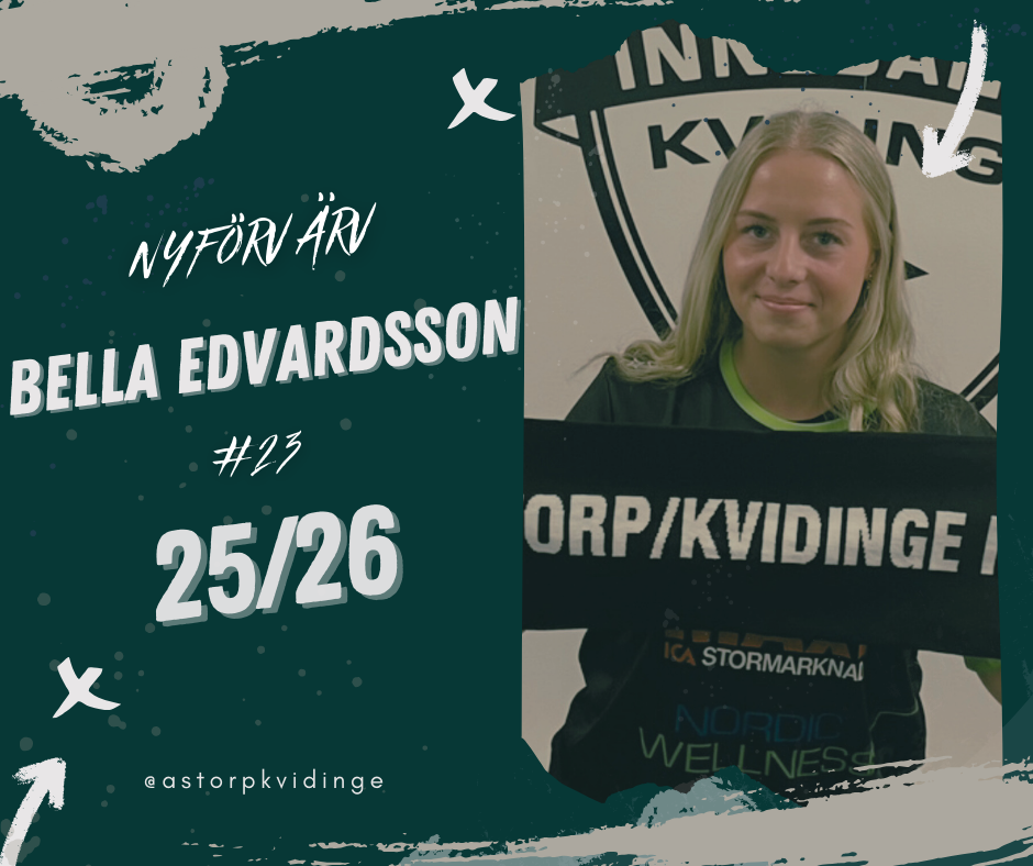Bella Edvardsson klar för Å/K IBS!