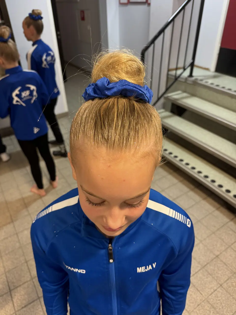 Ett alternativ på tävlingsfrisyr.