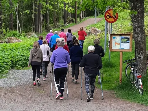 Skogsfys och Stavgång/jogg/styrka