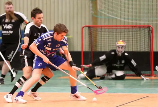 Tibro IBKs herrar vid avgörande kvalmatch till division 2 mot Falköpings IBK