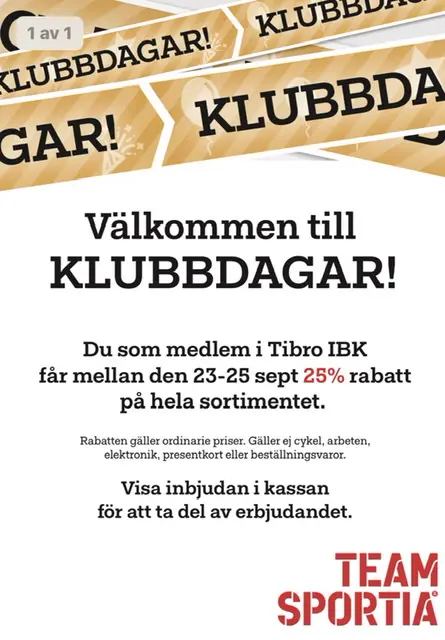 Klubbkväll hos Teamsportia