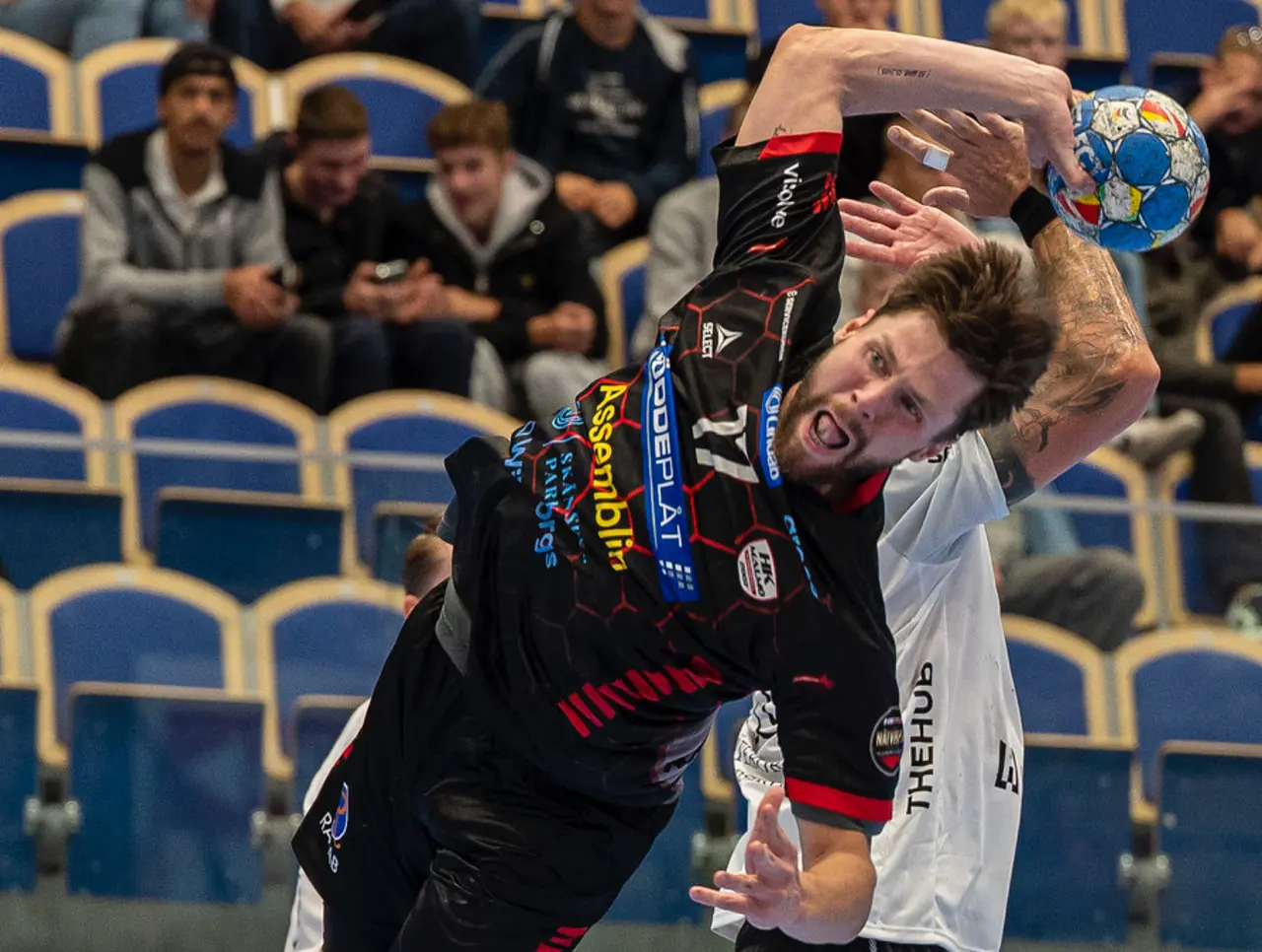 Arvid Johansson, en av våra bättre idag mot Önnered. Foto: Samir Popaja