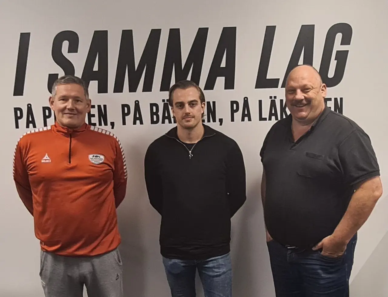 Fr v Stian Tönnesen, Charles Hugoson och Jörgen Rasmusson