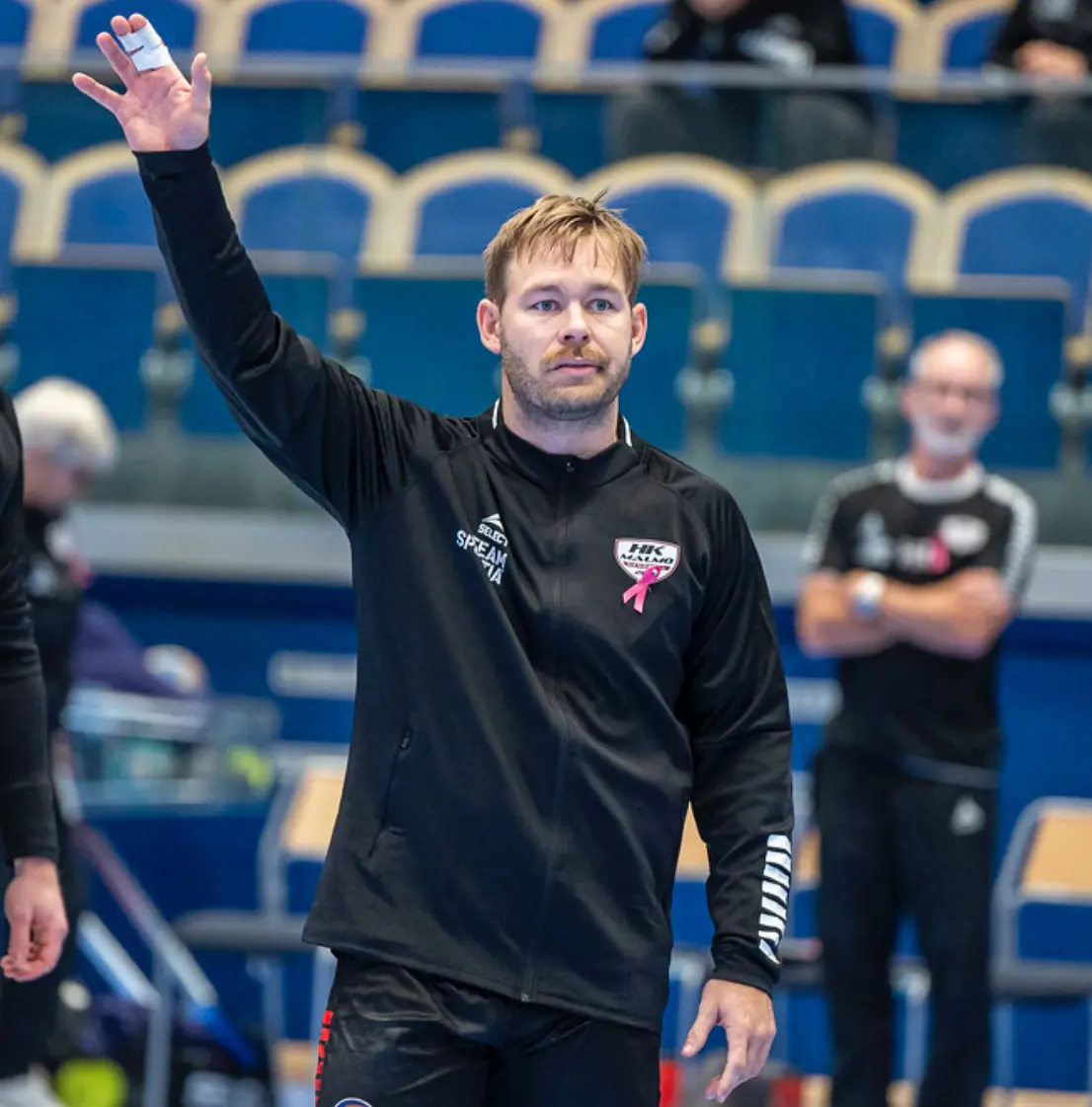 Hampus Nygren utsågs till vår bäste spelare i dagens herrmatch. Arkivbild: Samir Popaja