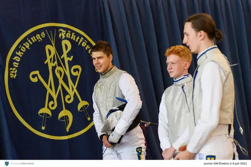 Viggo, Petter och Hjalmar tävlade individuellt och i lag.