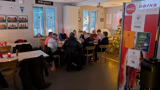 I går (20241213) samlades gåfotbollen och hade luciafika och spelarmöte angående seriespel 2024.