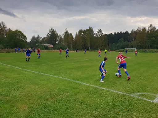 Ansiktsmålning och hoppborgar var populära aktiviteter på avslutningen