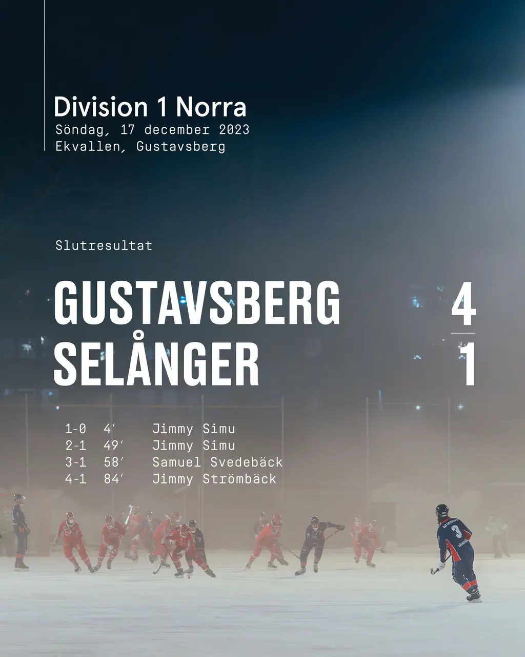 Gustavsberg-Selånger 4-1