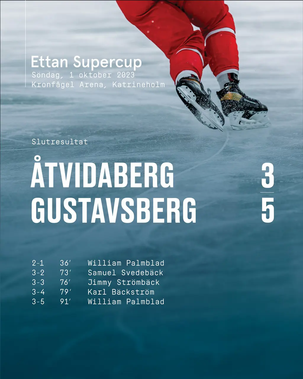 Åtvidaberg-Gustavsberg 3-5.