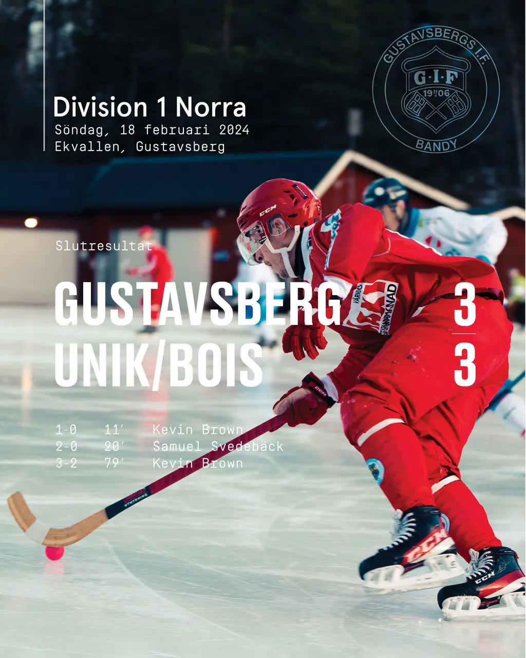 Gustavsberg-UNIK/BoIS 3-3