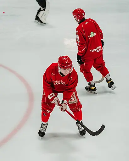 Johan Lindqvist under sista träningen innan säsongspremiären.