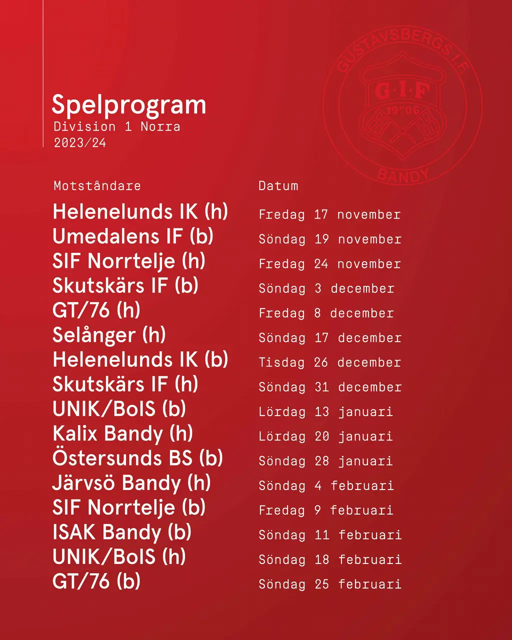 Vinterns spelprogram
