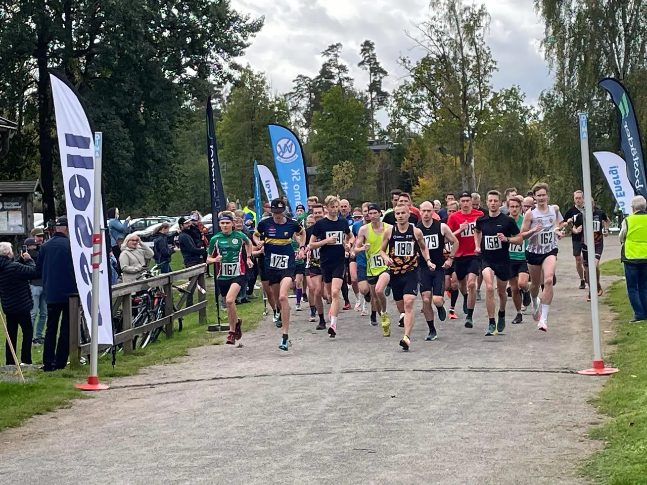 startfältet från dagen lopp