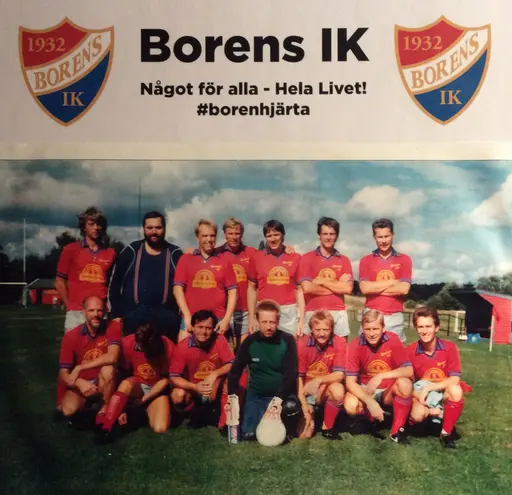 Ett stort tack till Mats Lagerman f.d. Borens IK (alltid Borens IK), som har tagit fram dessa fakta. Obs. storlaget försvann lite innan 2017.
