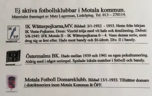 Ett stort tack till Mats Lagerman f.d. Borens IK (alltid Borens IK), som har tagit fram dessa fakta. Obs. storlaget försvann lite innan 2017.