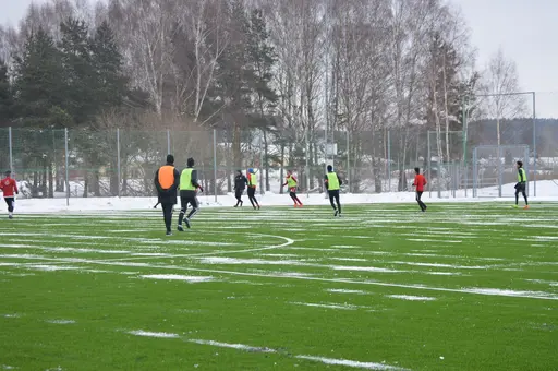 Matchen slutar 1-0 till Håbo FF Röd!