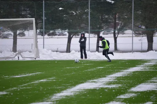 Matchen slutar 1-0 till Håbo FF Röd!